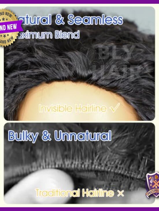 Human Hair Half Wig 26 Inch Glueless 3-in-1 Wear Beginner Friendly main image 5